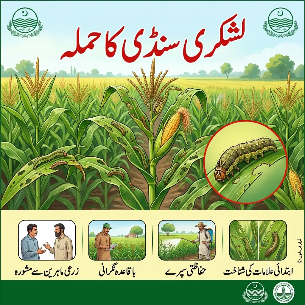 Maize Fall Armyworm (Lashkari Sundi) Treatment Guide