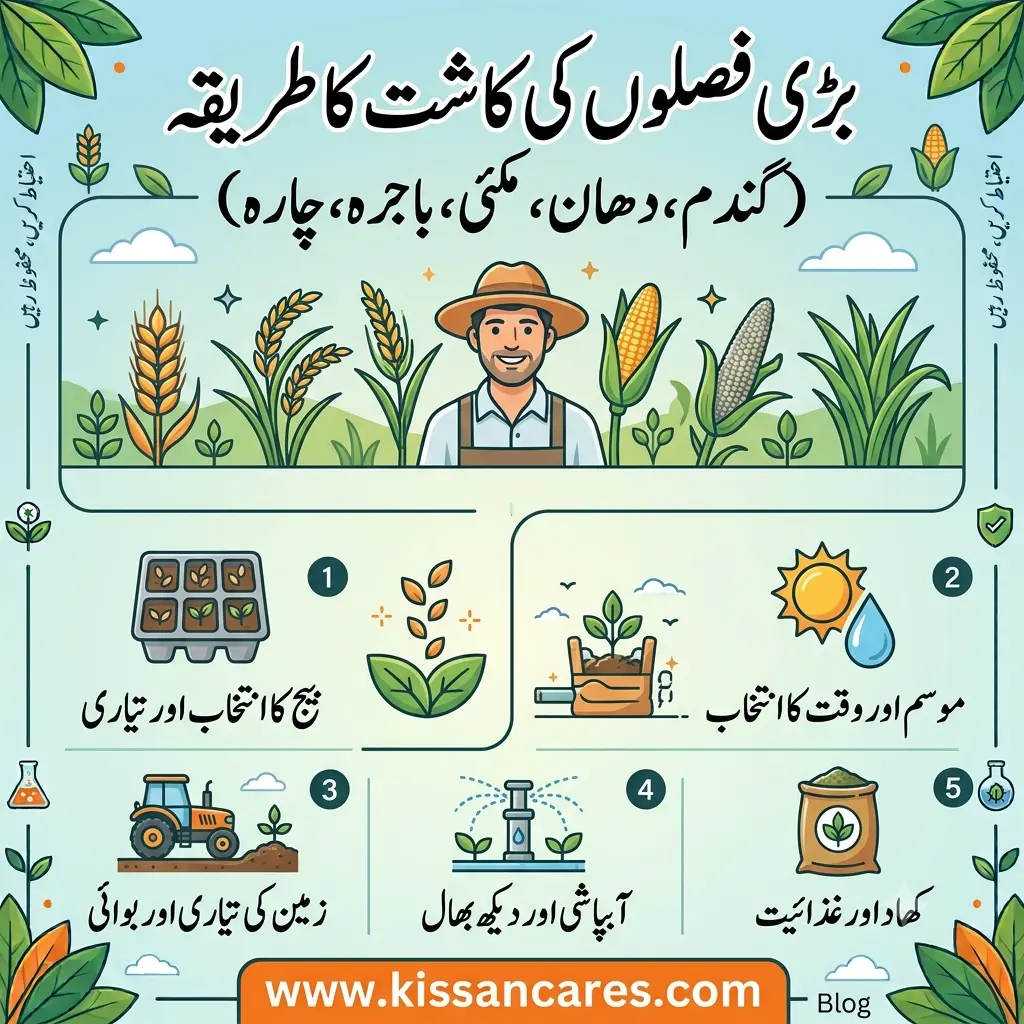 Field Crops (Wheat, Rice, Maize, Fodder) Sowing Guide