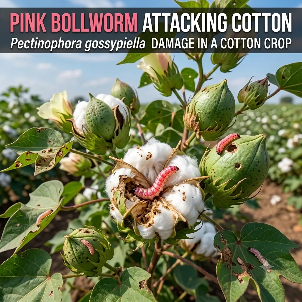 Cotton Pink Bollworm (Gulabi Sundi) Control Guide 2026