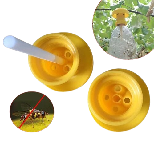 Fruitfly Trap 1pc Reusable Plastic Bottle Top Trap Fly Catcher Pesticare Orchard Gaurdian Fruit Fly Traps Insect Control For Indoor And Outdoor Farmguard Eco Trap Phal Ki Makhi