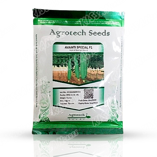 Avanti Special F1 Hybrid Sponge Gourd 50 Gram Tori Hybrid Vegetable Seeds Agrotech Seeds