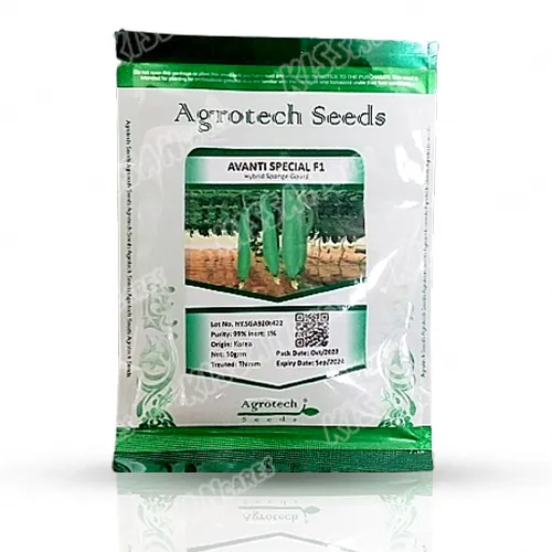 Avanti Special F1 Hybrid Sponge Gourd 50 Gram Tori Hybrid Vegetable Seeds Agrotech Seeds