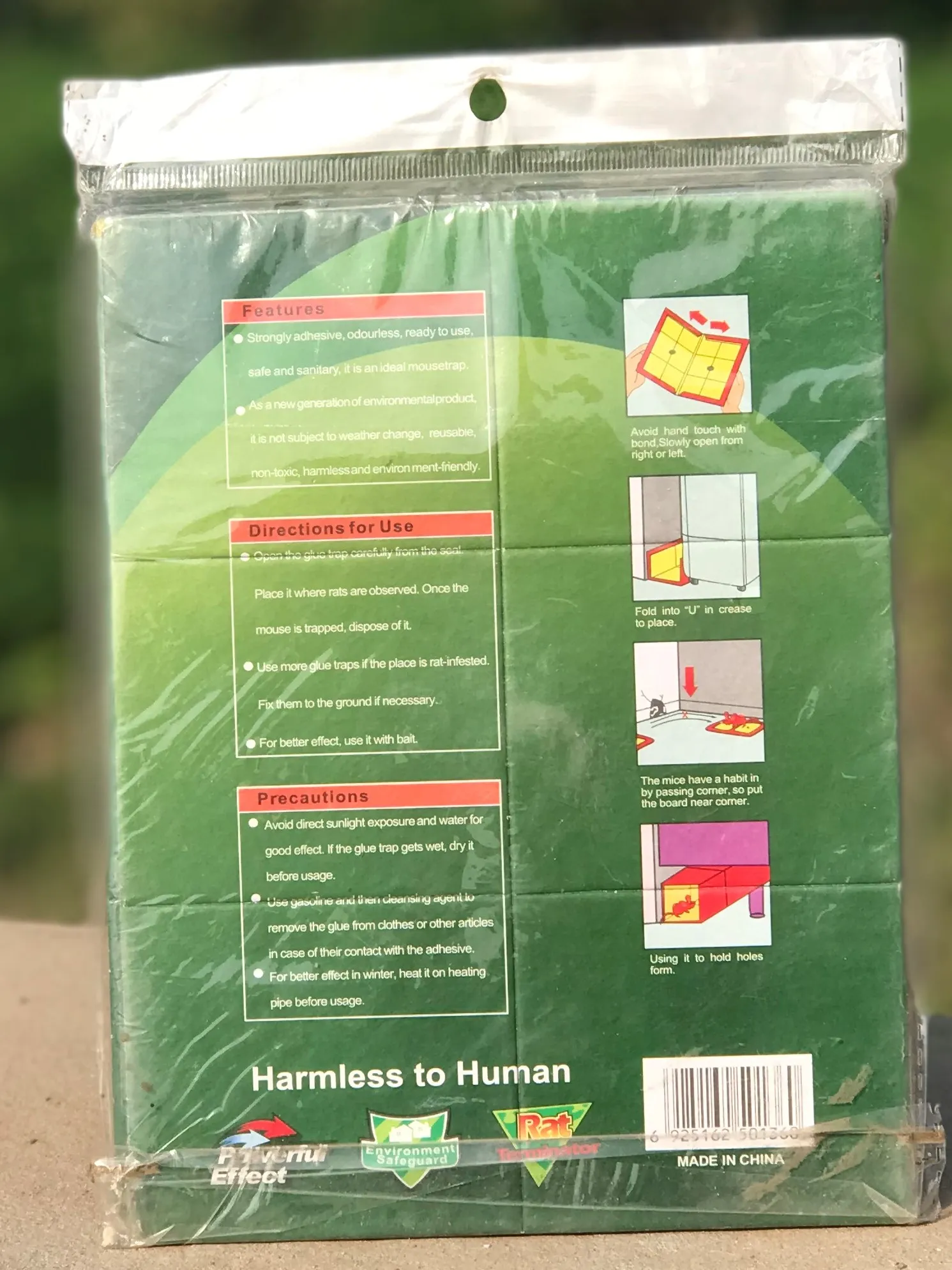 Mouse Glue Traps Mouse Size Glue Traps Sticky Boards Mouse Catcher Mice Professional Strength Glue Insect Lizard Spider Cockroach Rodent Snake Strongly Rat Book Rat Killer Thumbnail 4