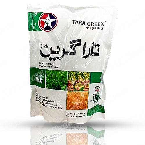 Tara Green Npk 18 18 18  1kg Multi Nutrient Fertilizer Tara Group Of Pakistan