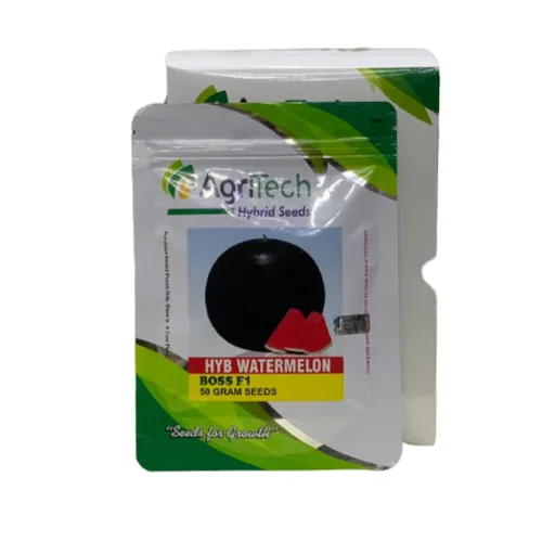 Hybrid Watermelon Boss 50g Seeds F1 Round Agritech Green Gold Pvt Ltd