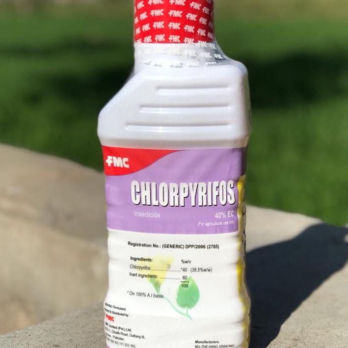 Chloropyrifos Fmc Termite Control Chlorpyrifos 40EC Insecticide 1ltr - FMC Pakistan - Price in Pakistan Today (کیڑے مار دوا) - Insecticides (Kissan Cares) Price in Pakistan Online | Kissan Cares - Label Detail Thumbnail
