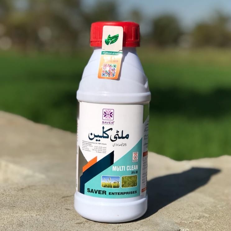 Mesosulfuron Methyl 0.9% + Florasulum 0.6% + Mcpa 23.5 For Broad Leafs And Narrow Leafs) 25OD Weedicide 400ml - Saver Enterprise - Price in Pakistan Today - Pesticides (Pesticides in Pakistan) Price in Pakistan Online | Kissan Cares - Label Detail Thumbnail