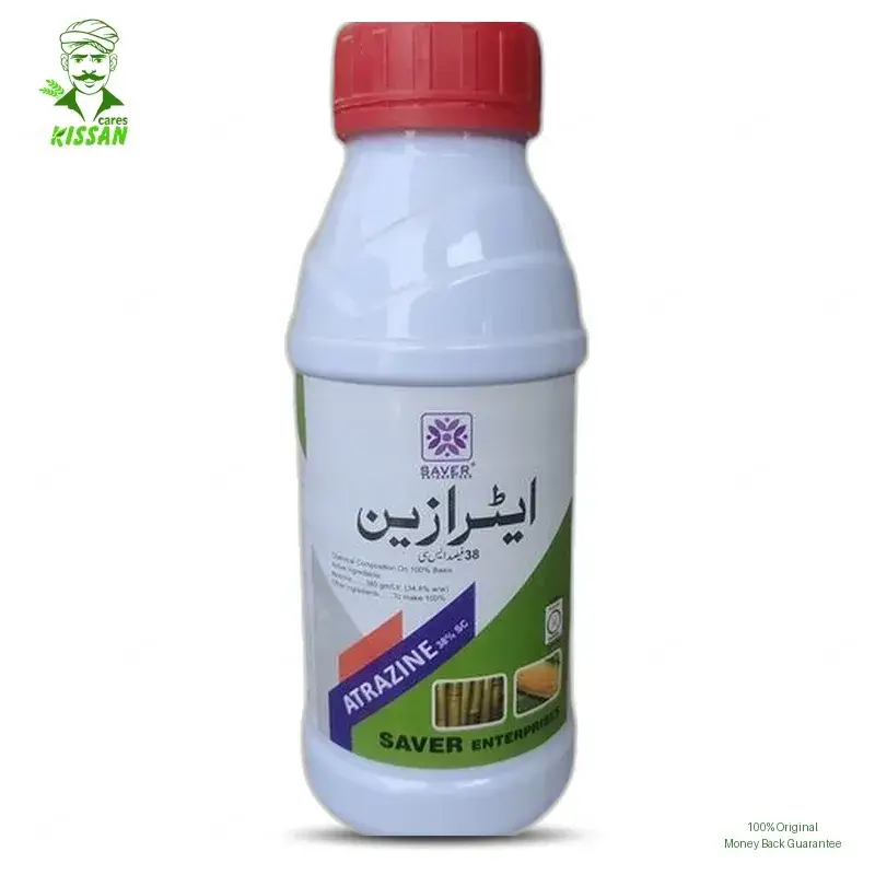 Atrazine 38sc 38SC Weedicide 500ml - Saver Enterprise - Price in Pakistan Today (جڑی بوٹی مار دوا) - Pesticides (Kissan Cares) Price in Pakistan Online | Kissan Cares - Back View Thumbnail