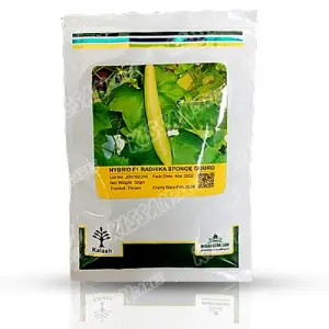 Radhika Sponge Gourd Tori Kalash Limited F1 Hybrid Seed 50 g - Kalash Seeds pvt. Limited - Price in Pakistan Today (بیج) - Hybrid Seeds (Hybrid seeds Pakistan) Price in Pakistan Online | Kissan Cares