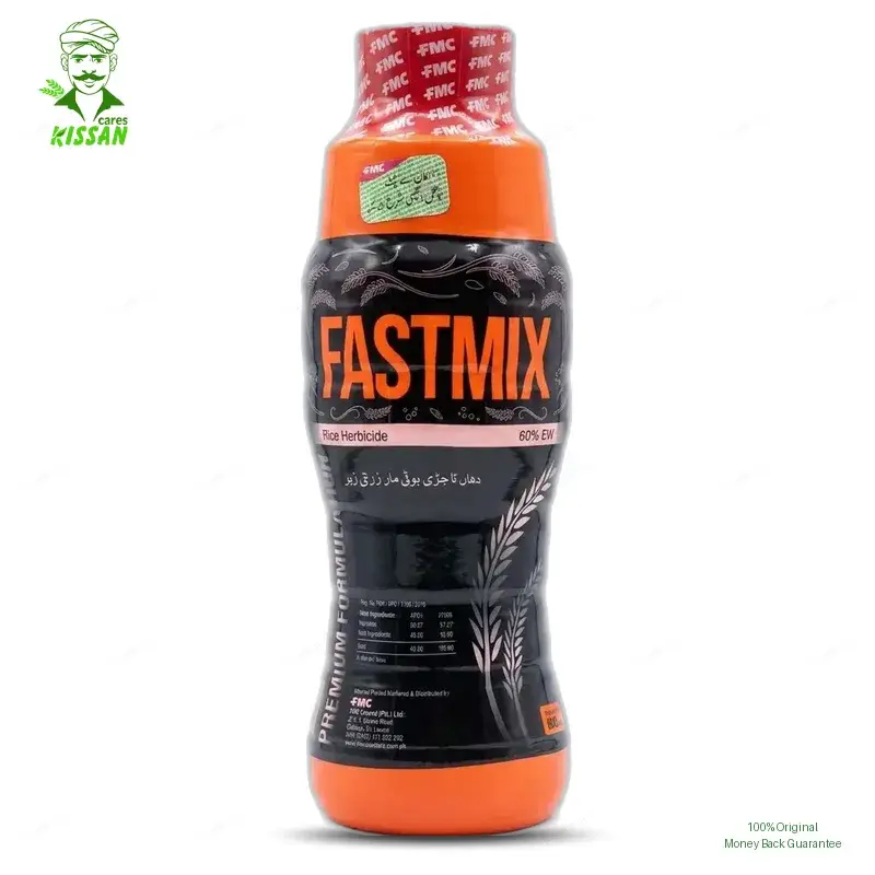 (چاول کی جڑی بوٹی مار دوا) Fastmix 60ew Butachlor Herbicide ( Machete ) Rice Weed Control 800ml - Fmc by FMC Pakistan - Pesticides (Fastmix 60EW Butachlor price) Price in Pakistan Online | Kissan Cares