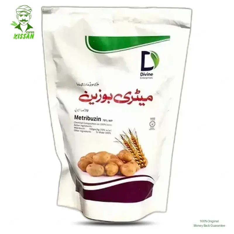 Metribuzin 70%WP 70WP Weedicide - Divine Enterprises - Price in Pakistan Today (جڑی بوٹی مار دوا) - Pesticides (Kissan Cares) Price in Pakistan Online | Kissan Cares
