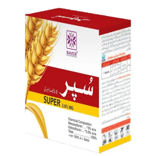 Mesosulfuron Methyl 0.3% Iodosulfuron Methyl 0.3% Super 3.6WG Pesticide 100gram - Saver Enterprise - Price in Pakistan Today - Pesticides (Kissan Cares) Price in Pakistan Online | Kissan Cares