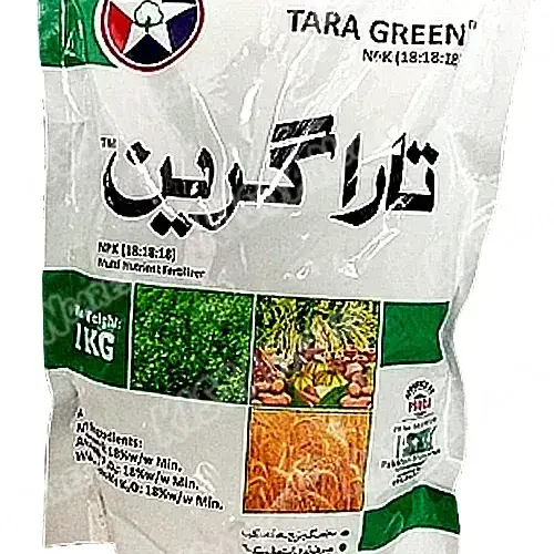 Tara Green Npk 18 18 18 Multi Nutrient Tara Group Pakistan Fertilizer 1kg - Tara group of Pakistan - Price in Pakistan Today (تل) - Pesticides (Fertilizer prices Pakistan) Price in Pakistan Online | Kissan Cares - Back View Thumbnail