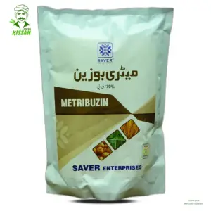 Metribuzin 70wp Weedicide 250gm - Saver Enterprise - Price In Pakistan Today (جڑی بوٹی مار دوا) - Pesticides (Metribuzin 70WP price Pakistan) Price in Pakistan Online | Kissan Cares - Back View