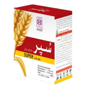 Mesosulfuron Methyl 0.3% Iodosulfuron Methyl 0.3% Super 3.6WG Pesticide 100gram - Saver Enterprise - Price in Pakistan Today - Pesticides (Kissan Cares) Price in Pakistan Online | Kissan Cares