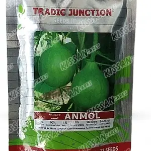 Anmol Kaddu Vegetable Seeds Limited Hybrid Seed 100 g - Tradic Junction - Price in Pakistan Today (کدو / لوکی) - Seeds (Hybrid seeds Pakistan) Price in Pakistan Online | Kissan Cares - Back View