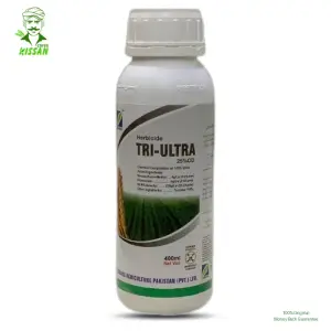 Triultra Mesosulfuron Methyl 0.9% + Florasulum 0.6% + Mcpa 23.5 Zhengbeng Pesticide /herbicide For Broad Leafs And Narrow Leafs 25% OD Weedicide 400ml - Zengbeng - Price in Pakistan Today (جڑی بوٹی مار دوا) - Pesticides (Pesticides in Pakistan) Price in Pakistan Online | Kissan Cares - Back View