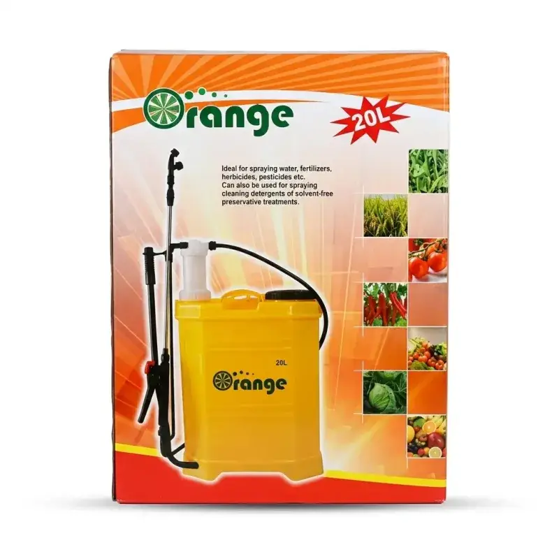 (ہاتھ والی سپرے مشین) Manual Hand Sprayer Machine Agriculture Pesticide And Fumigation Spray Machine Handle Knapsack Sprayer 20 Liter - Orange Protection - Spray Machinery (manual hand sprayer machine price Pakistan) Price in Pakistan Online | Kissan Cares