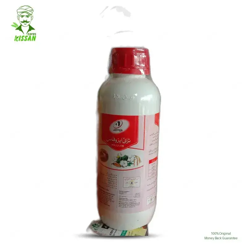 (کیڑے مار دوا) Triazophos 40 w/v Insecticide 1000ml - JAFFER group - Pesticides (Kissan Cares) Price in Pakistan Online | Kissan Cares - Label Detail Thumbnail