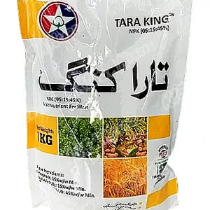 Tara King Npk 5 15 45 Potash Multi Nutrient Tara Group Pakistan Fertilizer 1kg - Tara group of Pakistan - Price in Pakistan Today (تل) - Pesticides (Fertilizer prices Pakistan) Price in Pakistan Online | Kissan Cares - Back View