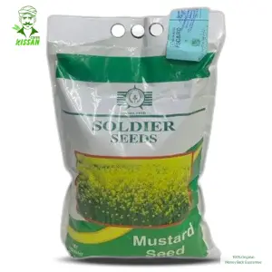 Aari Canola Soldier Seeds Corporation Mustard Canola Sarson Sarsoon Toria Raya Aari Canola Super Hybrid Seed 2kg - KISSAN Cares - Price in Pakistan Today (سرسوں) - Hybrid Seeds (Hybrid seeds Pakistan) Price in Pakistan Online | Kissan Cares