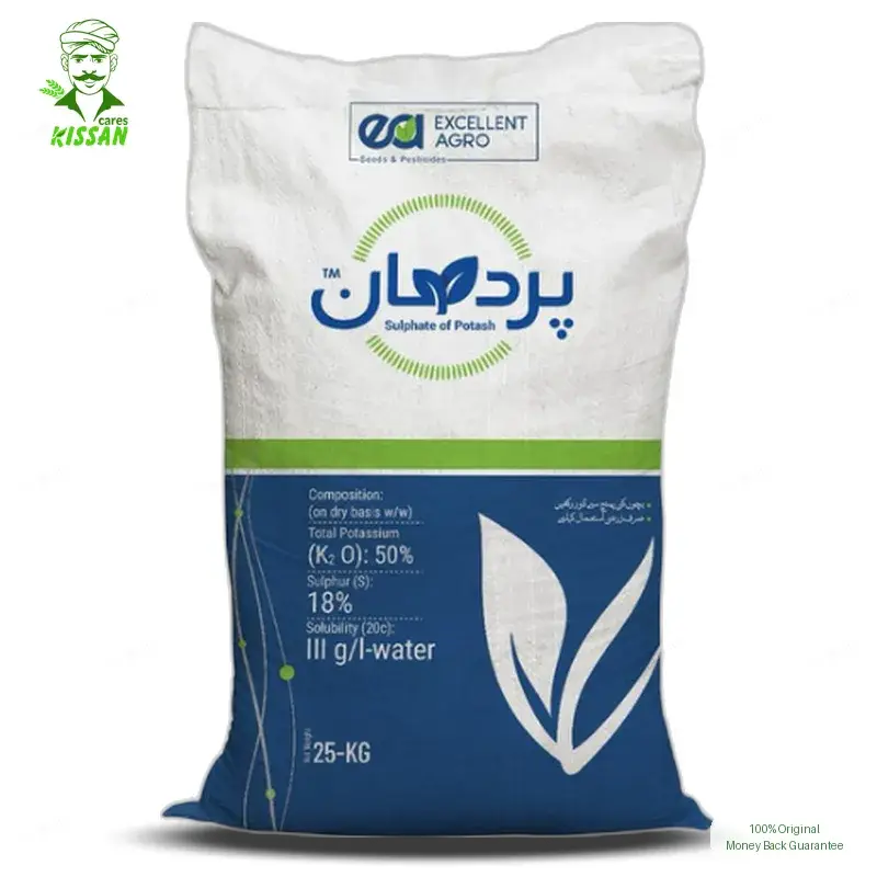 POTASH 50% & SULPHUR 18% Fertilizer 25kg - Excellent Agro - Price in Pakistan Today (پوٹاش) - Fertilizers (Kissan Cares) Price in Pakistan Online | Kissan Cares