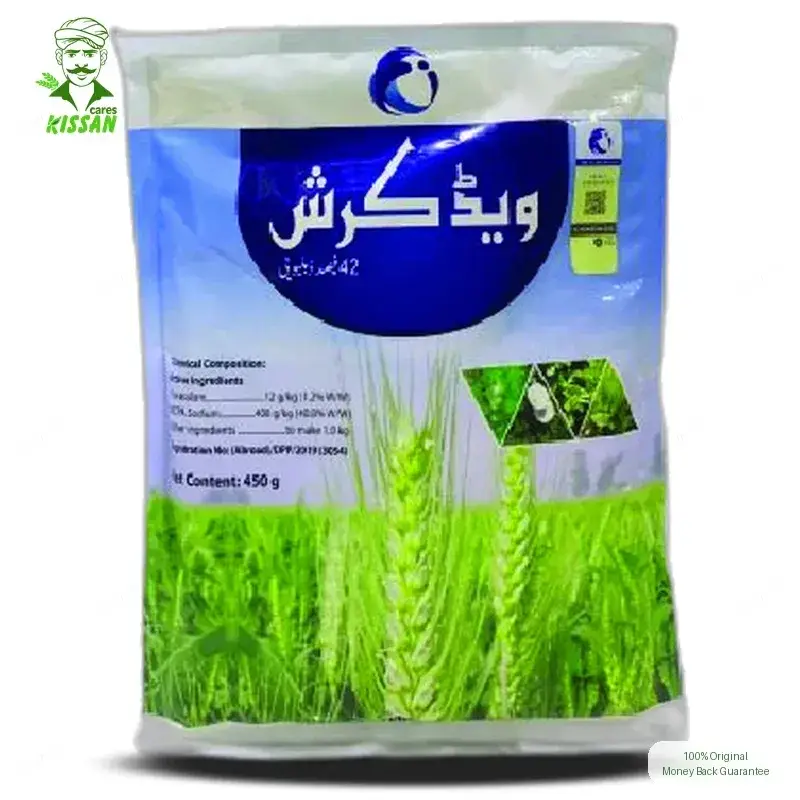 (گندم) Weed Crush Ici Pesticide Wheat / Herbicide For Broad Leafs Florasulam 12g/kg + Mcpa Sodium 408 G/kg Weedicide 42WP 450gm - (LCI) Lucky Core - Pesticides (Wheat rate today) Price in Pakistan Online | Kissan Cares