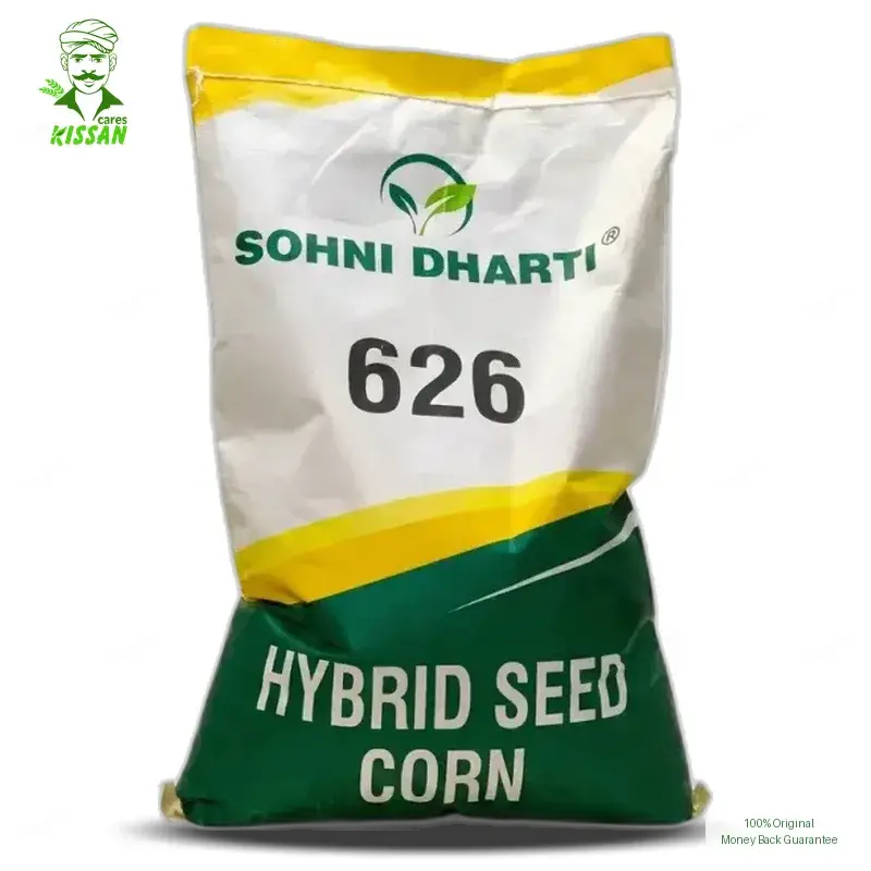 (ہائبرڈ مکئی بیج) 626 Hybrid Corn Seed Best For Silage And Grain Corn Single Cross 10kg - Sohni Dharti by Sohni Dharti Seeds - Hybrid Seeds (Sohni Dharti 626 Hybrid Corn Seed price) Price in Pakistan Online | Kissan Cares