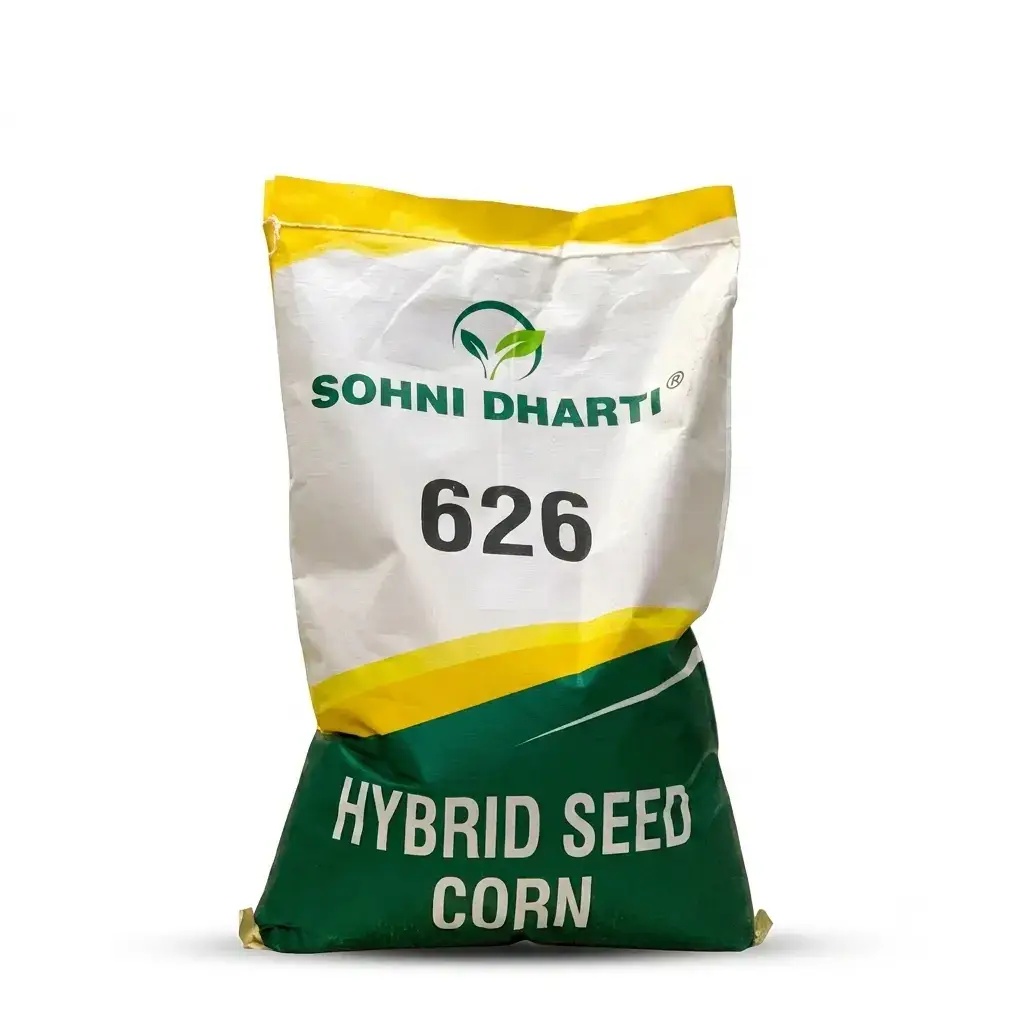 (ہائبرڈ مکئی بیج) 626 Hybrid Corn Seed Best For Silage And Grain Corn Single Cross 10kg - Sohni Dharti by Sohni Dharti Seeds - Hybrid Seeds (Sohni Dharti 626 Hybrid Corn Seed price) Price in Pakistan Online | Kissan Cares - Application View Thumbnail
