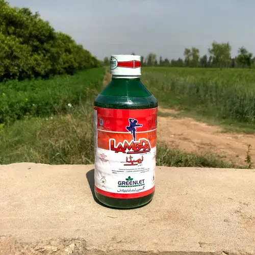 Lambda Cyhalothrin 2.5 EC 2.5EC Insecticide 1000ml - Greenlet International - Price in Pakistan Today (کیڑے مار دوا) - Pesticides (Kissan Cares) Price in Pakistan Online | Kissan Cares - Label Detail Thumbnail