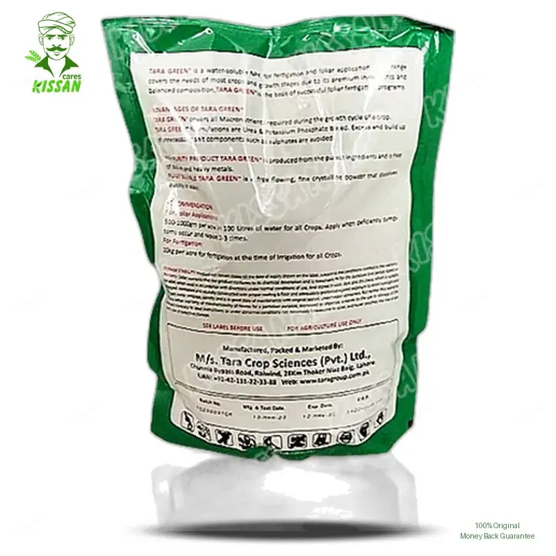 Tara Green Npk 18 18 18 Multi Nutrient Tara Group Pakistan Fertilizer 1kg - Tara group of Pakistan - Price in Pakistan Today (تل) - Pesticides (Fertilizer prices Pakistan) Price in Pakistan Online | Kissan Cares - Application View Thumbnail