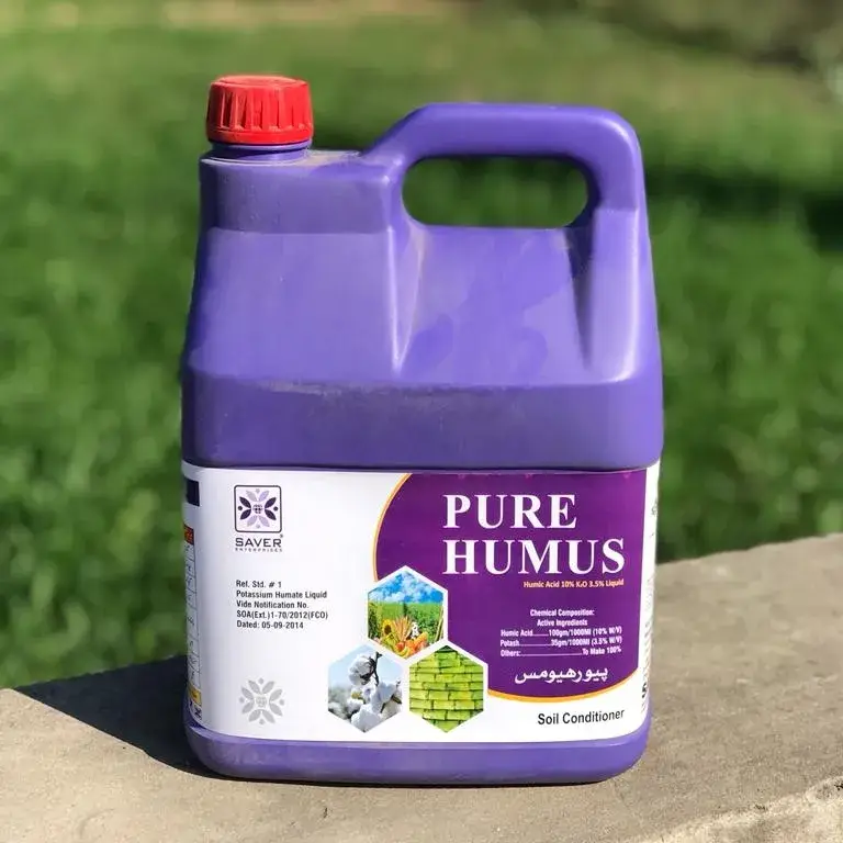 Humic Acid 10% K2o 3.5% liquid Pesticide - Saver Enterprise - Price in Pakistan Today (پوٹاش) - Pesticides (Kissan Cares) Price in Pakistan Online | Kissan Cares - Label Detail Thumbnail