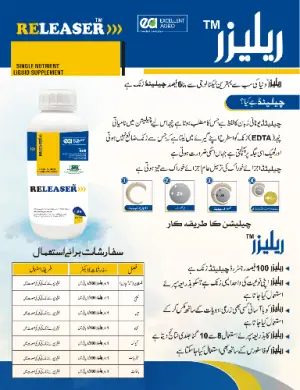 Chelated Zinc = 6% Fertilizer - Excellent Agro - Price in Pakistan Today - Fertilizers (Kissan Cares) Price in Pakistan Online | Kissan Cares - Back View