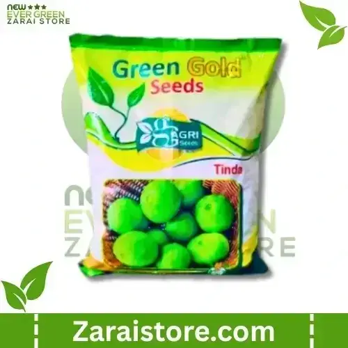 White Tinda Green Safaid Tinda Gold Seed 1kg - Greengold Agri Seeds - Price In Pakistan Today (ٹنڈا) - Seeds (Kissan Cares) Price in Pakistan Online | Kissan Cares - Back View Thumbnail
