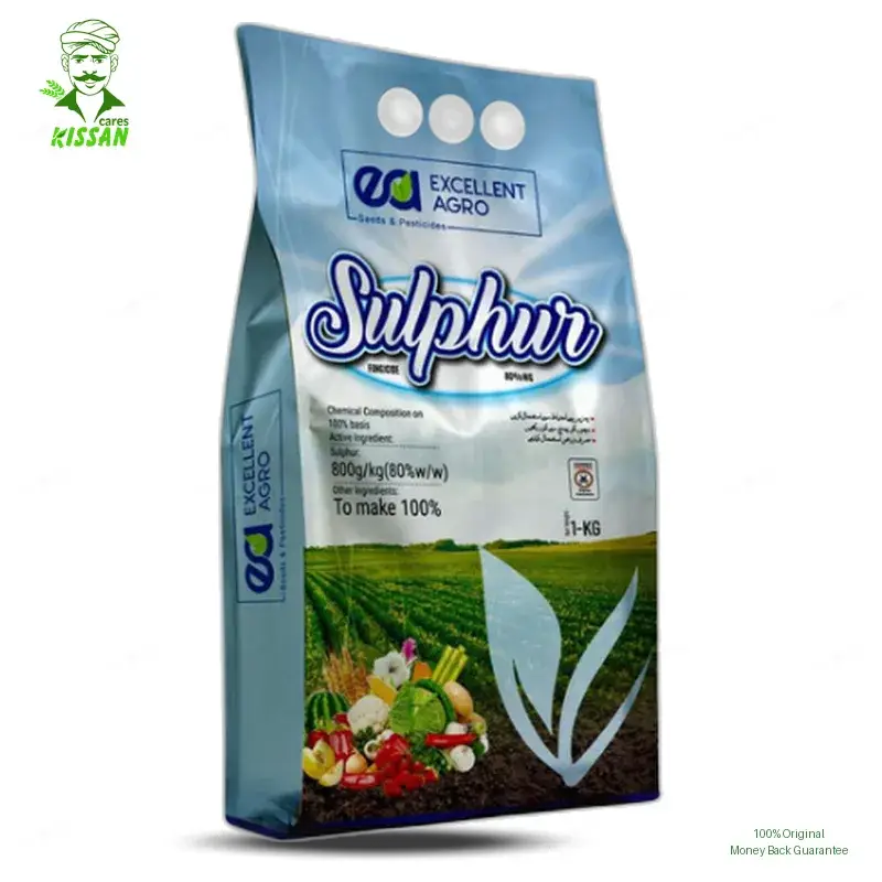 (اللی مار دوا) Sulphur 80% Fungicide 80WG 1kg - Excellent Agro - Pesticides (Kissan Cares) Price in Pakistan Online | Kissan Cares